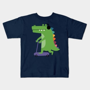 Croco Scooter Kids T-Shirt